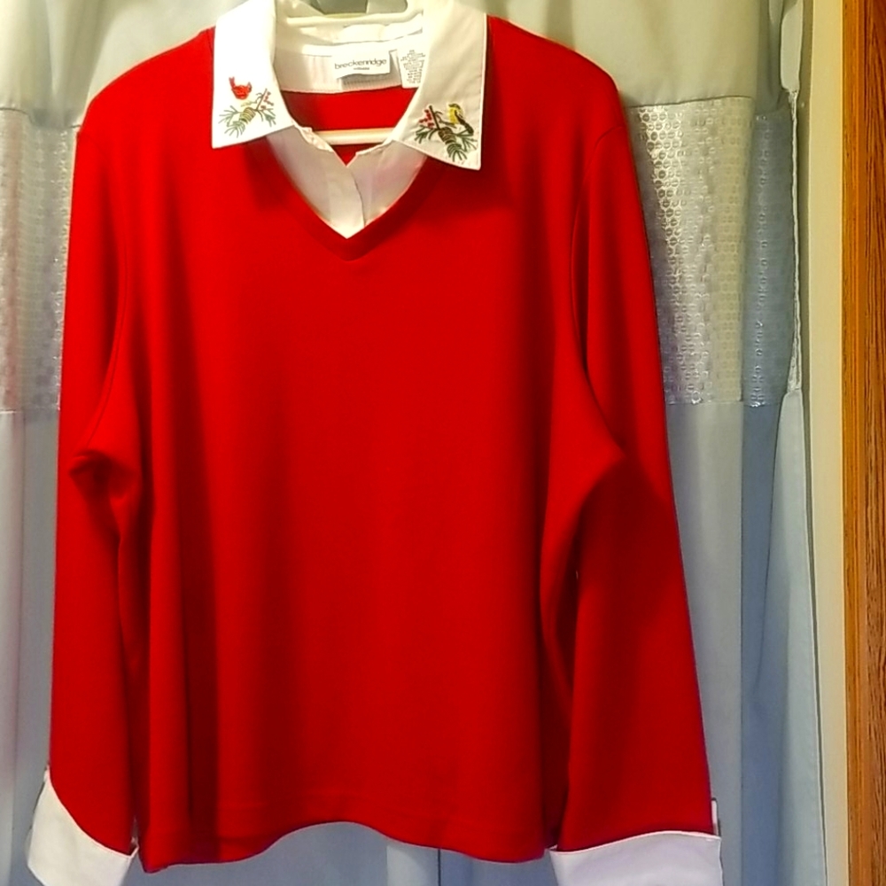 NWOT! Breckenridge red shirt